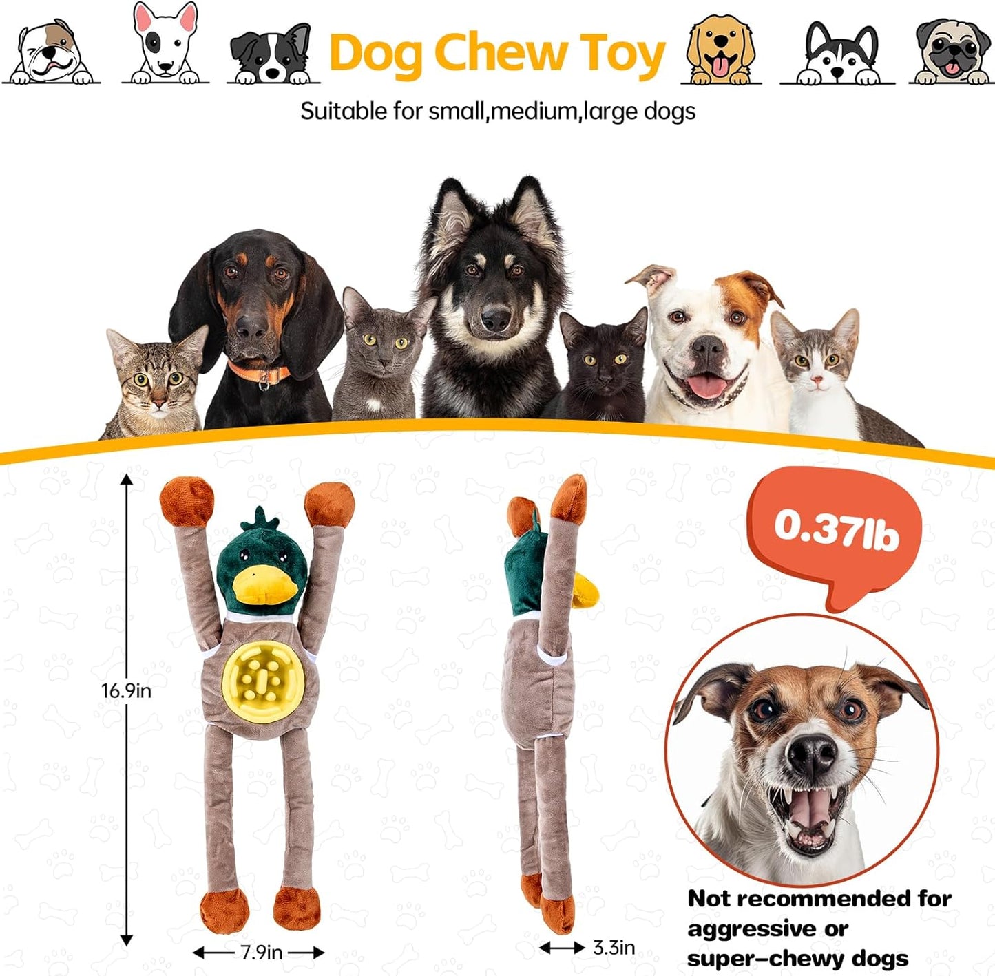 2Pcs Slow Feeder Dog Bowl Insert & Puzzle Plush Duck Toy Set - Prevent Bloat, Aid Digestion, Food-Safe Silicone Bowls,Interactive Dog Bowl for Slow Eating and Keep Busy(Blue + Green)