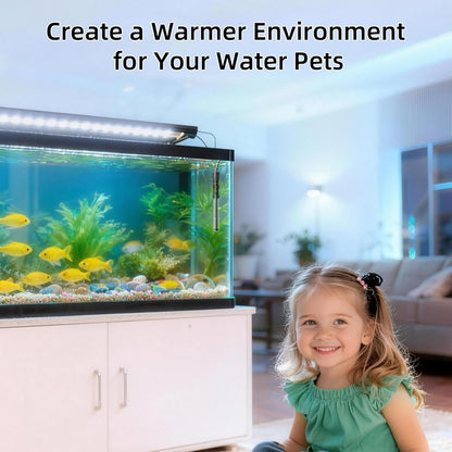 HiTauing Aquarium Heater 300W, Adjustable Knob Fish Tank Heater with 2 Powerful Suction Cups, Submersible Betta/Turtle Tank Heater for Freshwater and Saltwater Tanks