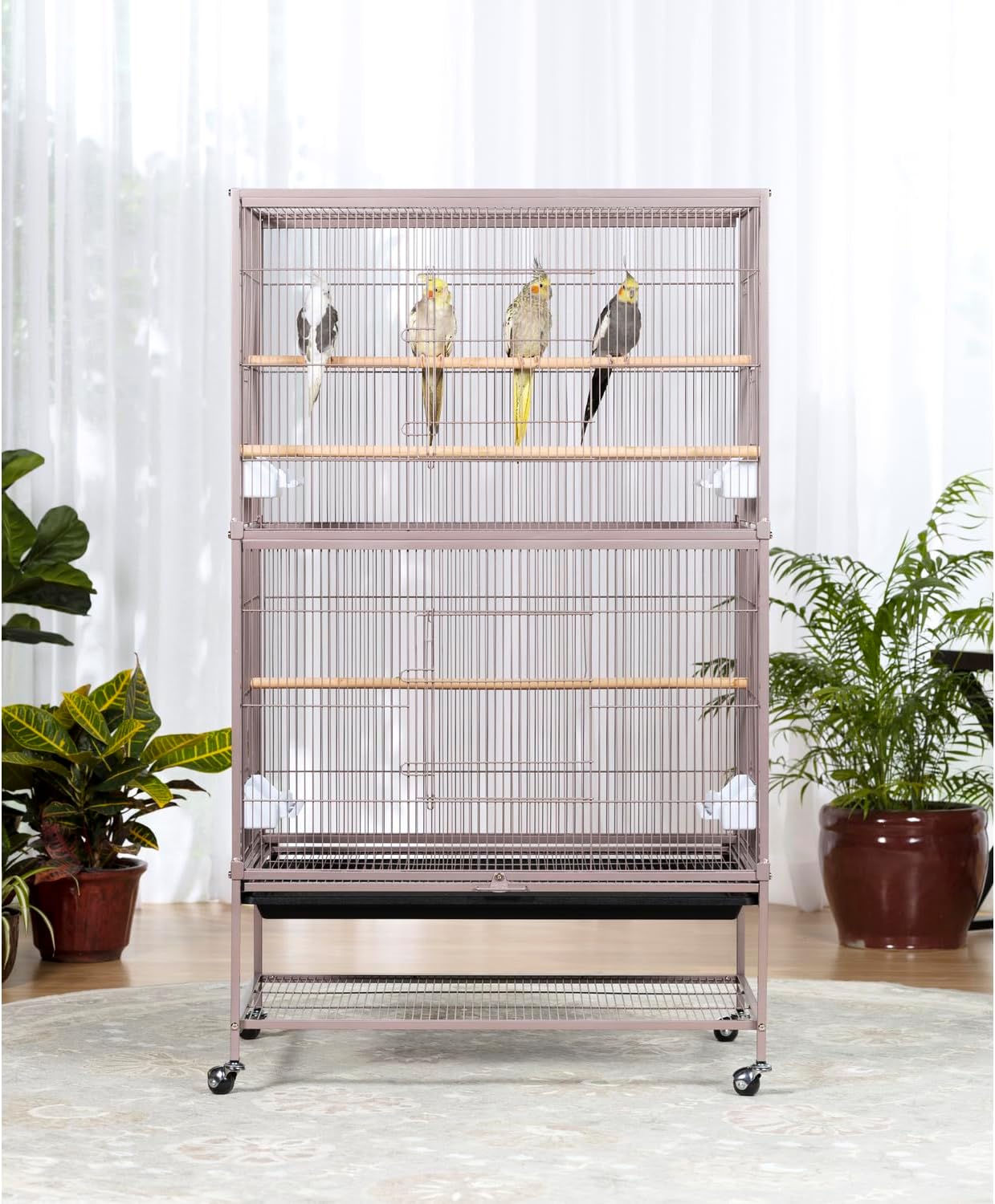 Prevue Pet Products Flight Bird Cage in Blush Finish (F042)