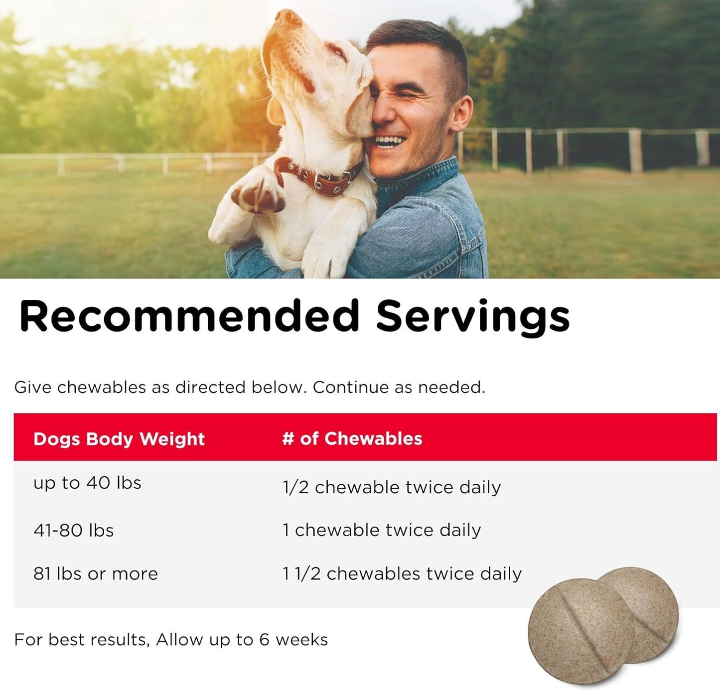 Nutri-Vet Hip & Joint Advanced Strength Dog Joint Supplement, Dog Glucosamine, Pet Supplements, Formulated with Glucosamine Chondroitin and MSM, Pet Supplies, Puppy Essentials, 90 Count