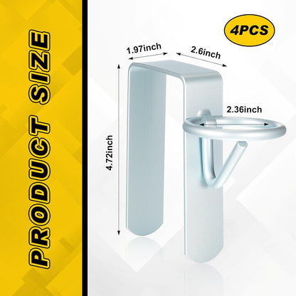 4 Pcs Horse Water Bucket Hook Portable Horse Bucket Hangers Removable Equestrian Stall Accessories Feeding Supplies Hang on Stall Walls or Doors