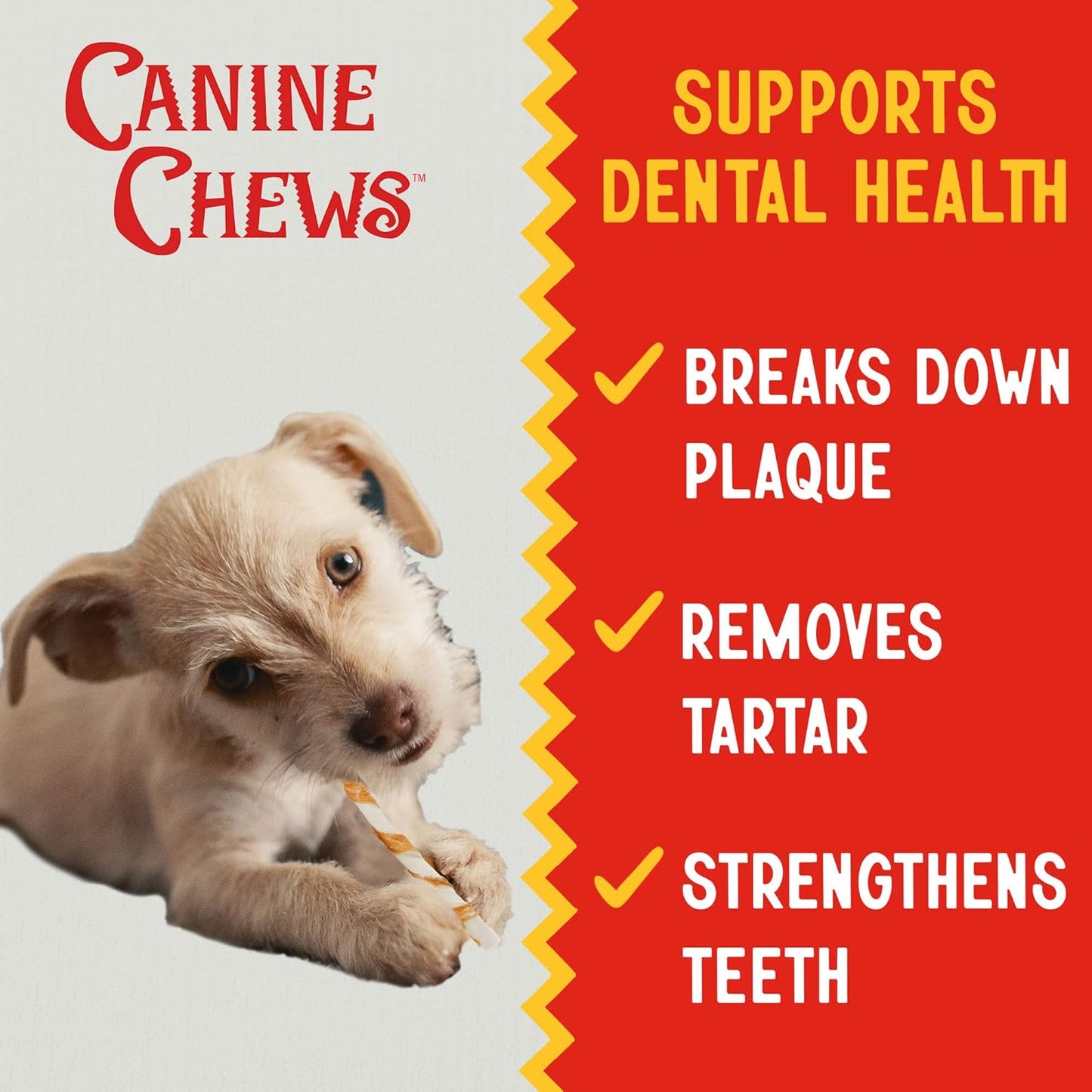 Canine Chews Chicken-Wrapped Rawhide Chews for Dogs (125 ct.)