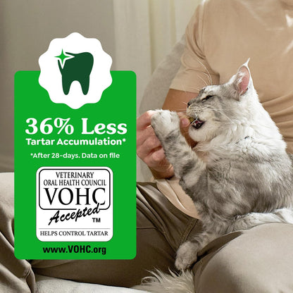 Greenies Feline Veterinarian-Recommended Adult Natural Dental Cat Treats, Catnip Flavor, 9.75 oz. Tub