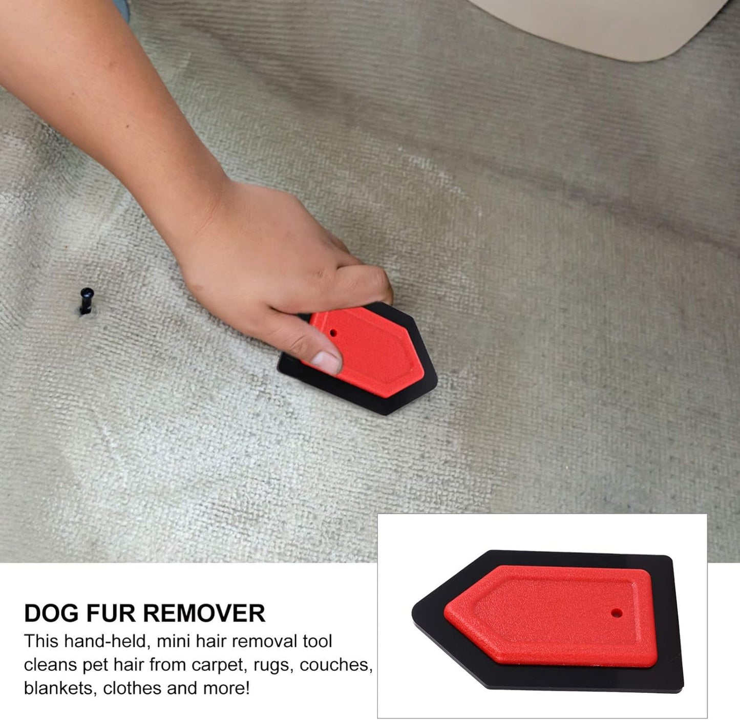 Pet Remover Dog Matted Hair Removal Reusable Pet Hair Catcher Detangler Spray for