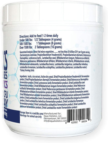 HealthyGut™ Probiotics for Horses Dietary Supplement, All-Natural Digestive System Maintenance Formula (90 Days)