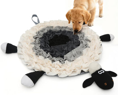 Snuffle Mat for Dogs - Interactive Feeding & Smell Training Toy, Puzzle Slow Feeder for Large, Medium & Small Dogs, Keeps Them Busy, Fun Treat Dispenser & Enrichment Toy