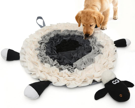 Snuffle Mat for Dogs - Interactive Feeding & Smell Training Toy, Puzzle Slow Feeder for Large, Medium & Small Dogs, Keeps Them Busy, Fun Treat Dispenser & Enrichment Toy