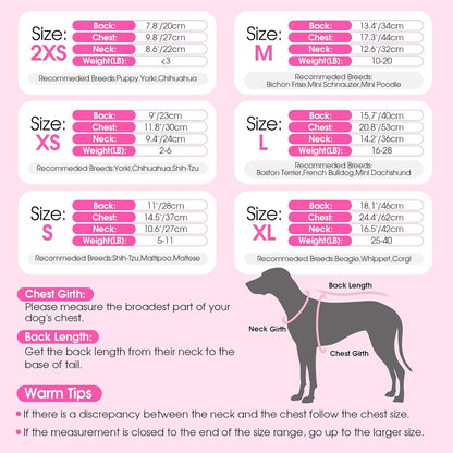 Dog Sweater Dress Plaid Knitwear for Small Medium Dogs Warm Puppy Pet Turtleneck Stretch Pullover Cute Fall Winter Vest Clothes with Leash Hole for Christmas (Navy, L)