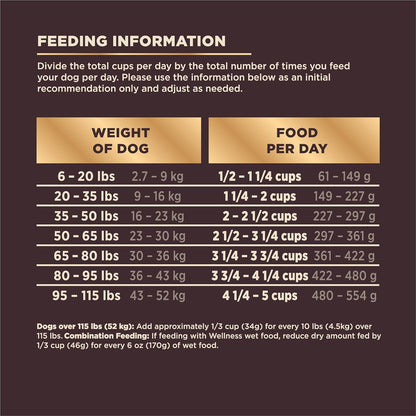 Wellness CORE RawRev Grain-Free Dry Dog Food, Natural Ingredients, Made in USA with Real Freeze-Dried Meat (Adult, Turkey, 4 lbs) (Pack of 2)