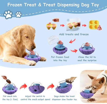 Slow Feeder Dog Bowls, Pet Supplies That Slow Down Eating, Pet Food Bowls, Maze Dog Puzzle Feeder for Medium Breed