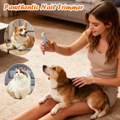 Cat Nail Clipper - Pet Grooming Trimmer with Magnifying Mirror, Ergonomic Dog Toenail Clippers | Gentle Grooming Scissors for Kitten Puppy Rabbit Hamster Small Animal Care, Salon Trimming