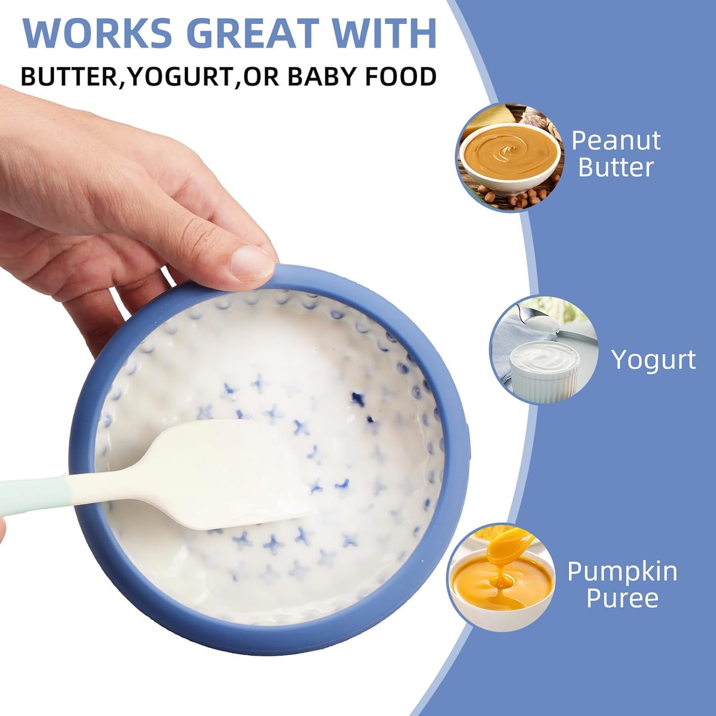 Dog Lick Bowl, Bestalk Anxiety Relief Lick Mat for Dogs, Non-Slip Freeze Licking Bowl Enrichment Puzzle Feeder for Distraction, BPA Free Silicone, Dishwasher Safe