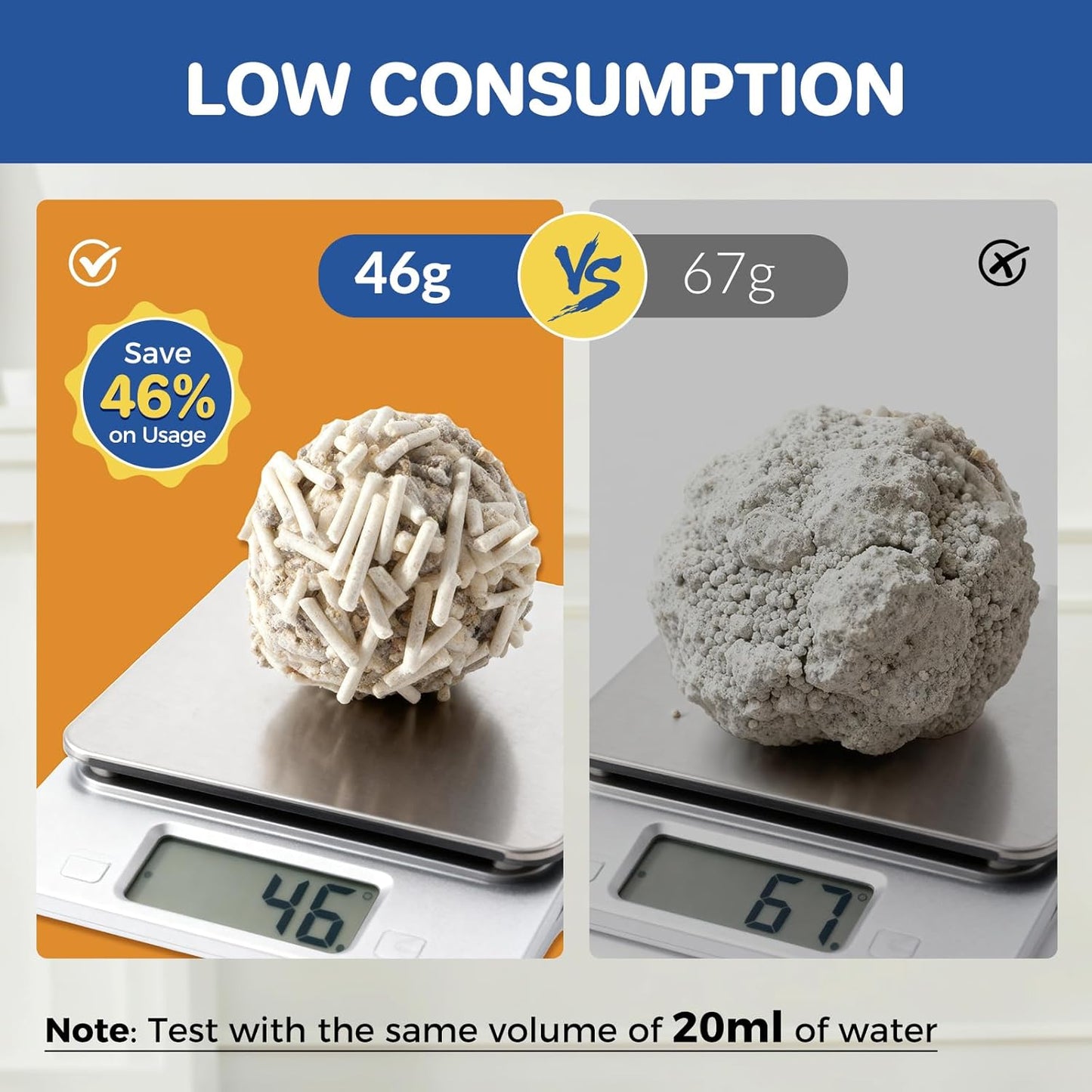 Natural Cat Litter Clumping Cat Litter,36 Pounds Mixed Straw Kitty Litter Lightweight Litter,Dust Free and Low Tracking Litter Odor Control Unscented