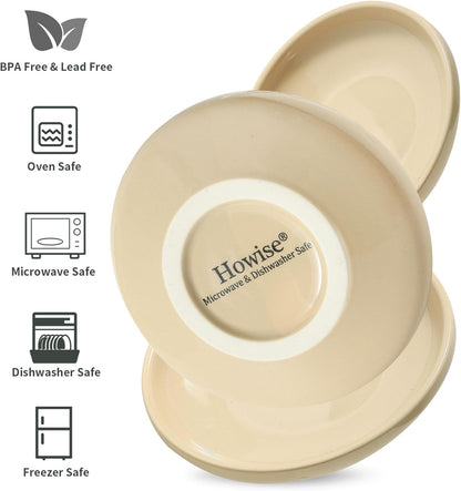 3 PCS Ceramic Cat Bowls, 5.5 in Pet Food Bowl Cat Dishes for Food and Water, Small Dog Dish(Khaki)