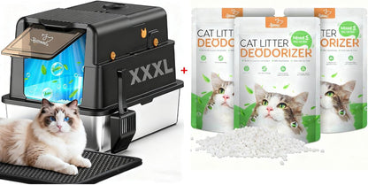 L8 Ultra Litter Box & Cat Litter Deodorizer