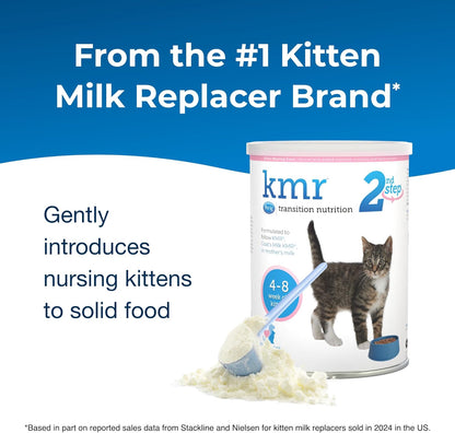 PetAg KMR Kitten Milk Replacer Powder (12 oz) + Pet-Ag KMR 2nd Step Kitten Weaning Food (14 oz)
