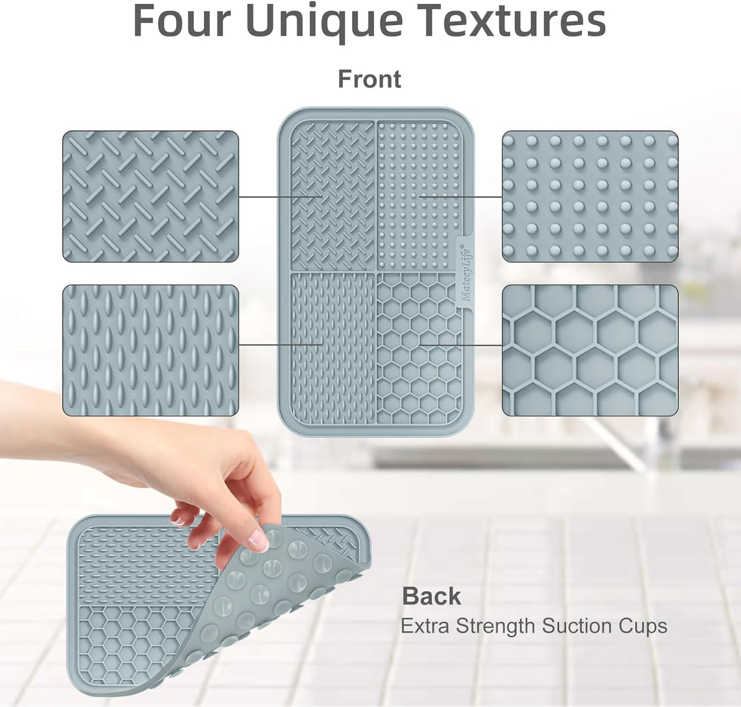 MateeyLife 4 PCS Lick Mat for Dogs and Cats