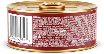 Made by Nacho Turkey & Turkey Liver Recipe Grain-Free Minced Wet Cat Food, 5.5-oz can, Case of 24