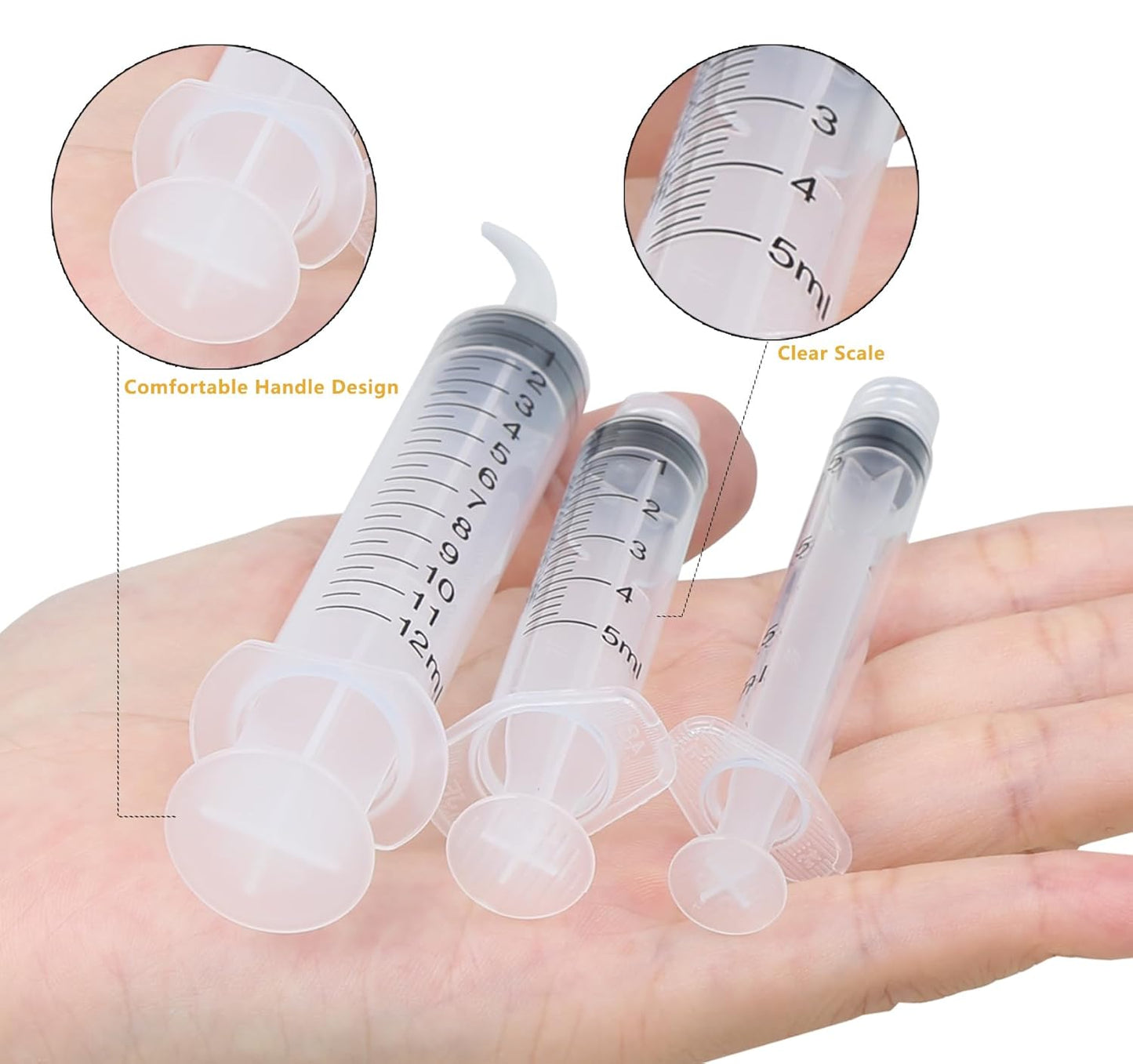 1pcs Kitten Bottle Feeding Kit,Kitten Supplies with 50ml Nursing Bottle, 3、5、10ml Feeding Syringe & Soft Nipples for Kittens, Pet Owners & Rescuers Caring for Orphaned