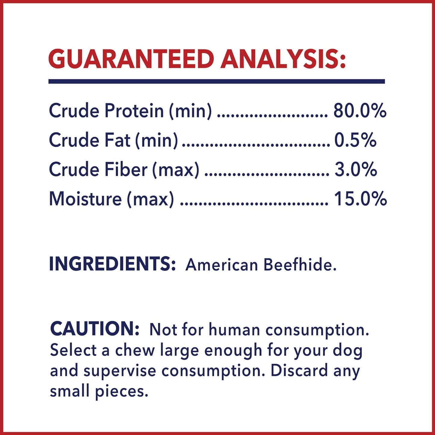 Pet Factory American Beefhide 6-7" Knotted Bones Dog Chew Treats - Natural Flavor, 10 Count/1 Pack