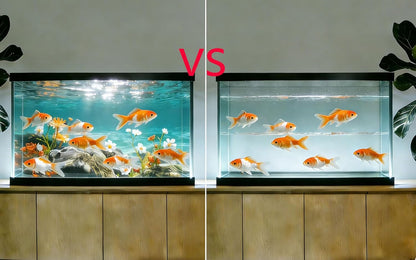 Aquarium Background Poster, Fish Tank Background Sticker, 3D Flowers and Stones in Sunlight Reefs Vibrant Underwater Scenery for Stunning Aquarium Decorations 10 20 Gallon Tank (15.7" x 23.6" in)