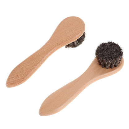 2Pcs Small Pet Grooming Brush Set with Soft Bristles and Wood Handle, 4-Inch Bathing and Cleaning Tool for Hamsters, Guinea Pigs, Rabbits, and Small Animals