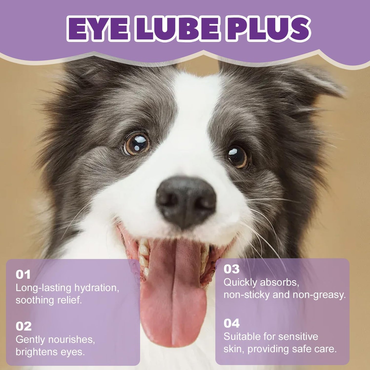 JoanofArc Eye Ointment for Dogs, Dog Eye Gel, Pet Eyes Care for Dogs, Cats, Horses, Rabbits, Soothes Irritation, Moisturizes Dry Eyes, Itching, and Irritation, 15g