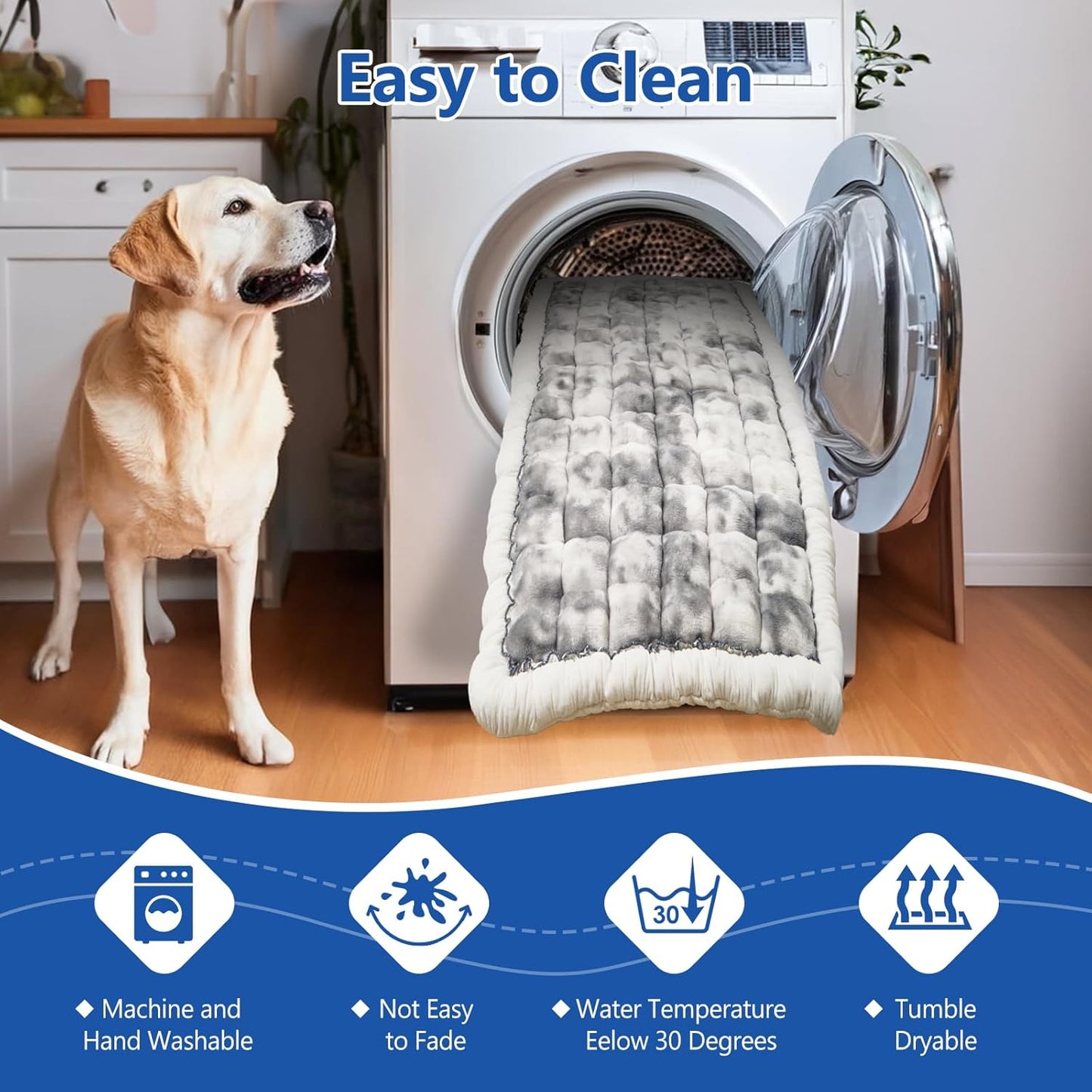 Thickened Dog Bed for Car Back Seat, Upgraded Bottom Non-Slip，Fits Hard Bottom car seat Cover for Dogs, Premium Mixed Color ，Dog Car Seat Cover