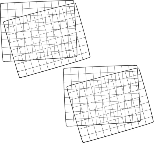 4Pcs DIY Dog Cage Divider Panels Detachable Metal Wire Mesh Fence Sheets 35X45Cm Pet Crate Barrier for Indoor Outdoor Puppy Playpen and Small Animal Isolation