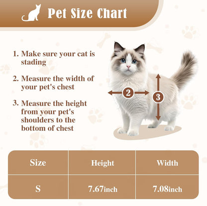 Smart Cat Door for Interior & Exterior, Flap Opening is 7.67’’ (H) by 7'' (W), RFID Cat Pet Door with 3 RFID Collar Sensor Keys & 1 Remote & 4 Way Locking Cat Flap, Automatic Opening Cat Door ﻿(White)