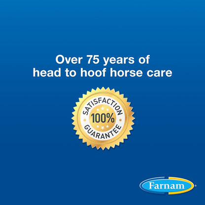 Farnam Vetrolin Horse Liniment for Muscle Soreness, Stiffness and Inflammation Relief on Horses, Helps Reduce Swelling, Aids in Pain Relief, 32 Oz.