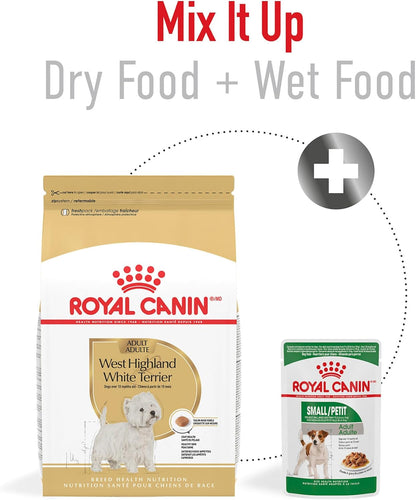 Royal Canin Breed Health Nutrition West Highland White Terrier Adult Dry Dog Food, 10 lb Bag