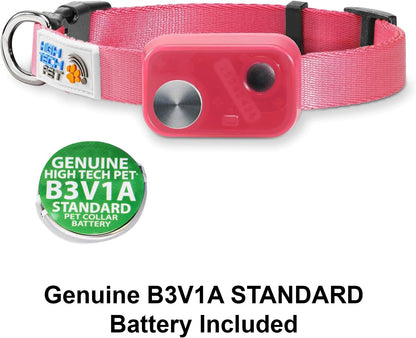 MS-5 Econ Series Automatic Pet Door Collar by High Tech Pet Brand - Value Priced Dependable Performance - Waterproof - Rugged - Battery Included - USA Support (Pink)