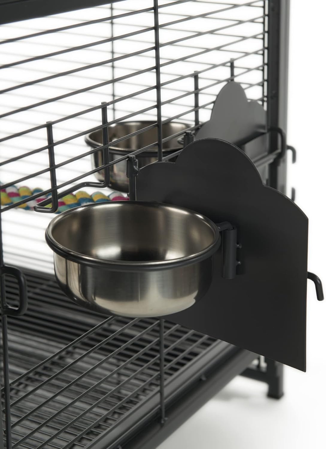 Prevue Pet Products Travel Carrier for Birds, Black 18.8"L x 14.9"W x 18.0"H