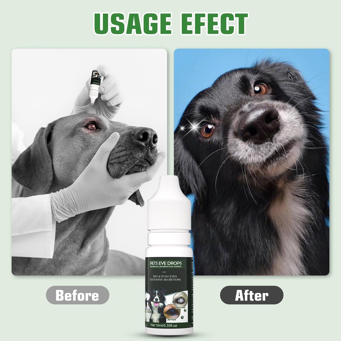 BrennenstuhlCataract Drops for Dogs - Pet Dog Eye Drops for Relieving Eye Itching and Clean Tear Stains - Removing Eye Stains - Improving Clarity - All Natural Pet Eye Health Care (2 X 10 ml)