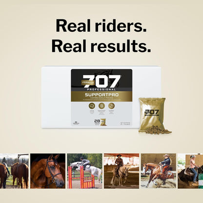 Formula 707 Support Pro Daily Packs for Horses - 28 Day Supply - Calming, Ulcer Support, Hindgut Health, Focus & Stress Relief