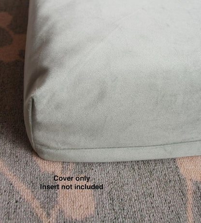 Waterproof Dog Bed Replacement Cover with Zipper Sage Green 47 x 29 Inch