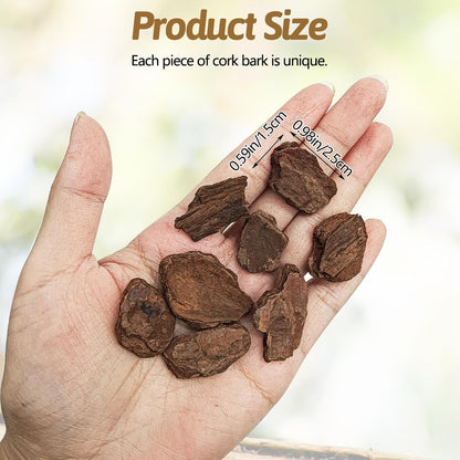 BNOSDM Reptile Pine Bark Substrate and Rectangle Basking Platform for Lizard