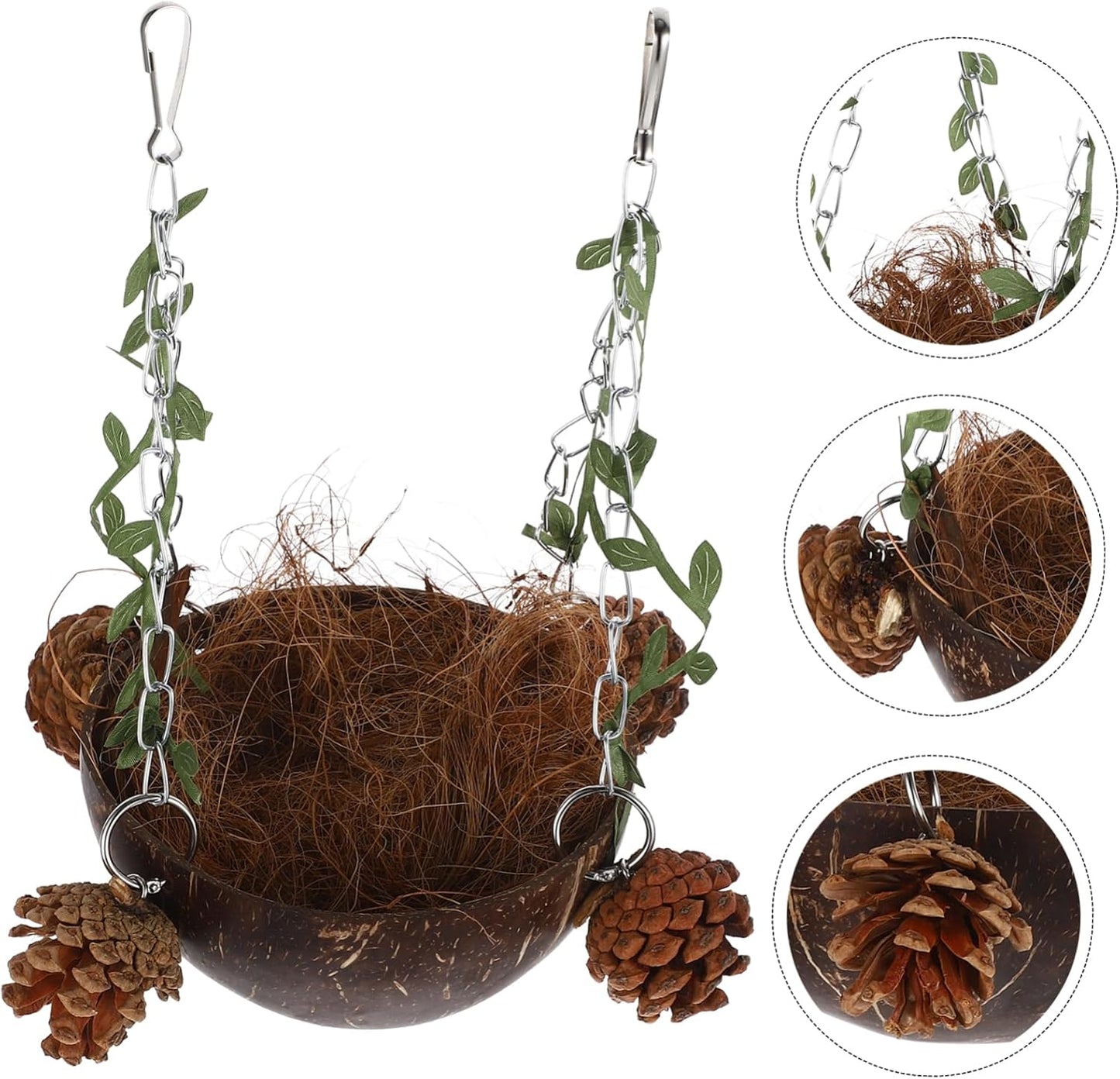 Parrot Sleeping Bed Bird Hammock Pet Bird Hanging Hut for Parrots Nest Swing