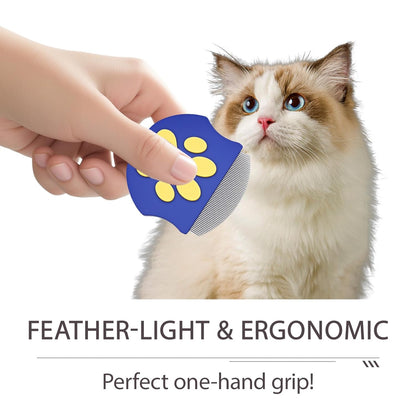 Pet Eye Comb, Gentle Round Head Stainless Steel Tool for Grooming Around Eyes, Cleans Away Debris for Cats and Dogs, Portable for Daily Care