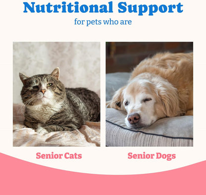 Bovine Colostrum Nutritional Gel for Dog & Cat - High Calorie Supplement for Dogs and Cats, Support Appetite for Cat, Immune Support, Dog Weight Gainer, Senior Dogs Cats Supplement