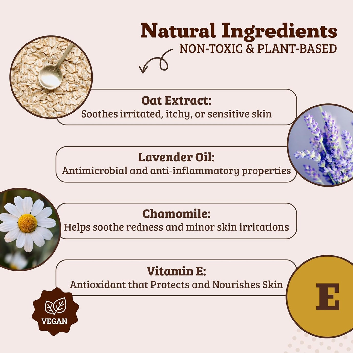 Natural Dog Company Skin Soother Wipes, 100 Count, Pet Wipes for Dogs, Hypoallergenic Formula, Dog Moisturizer for Dry Skin, Grooming Wipes for Dogs, Pet Itch Relief for Dogs