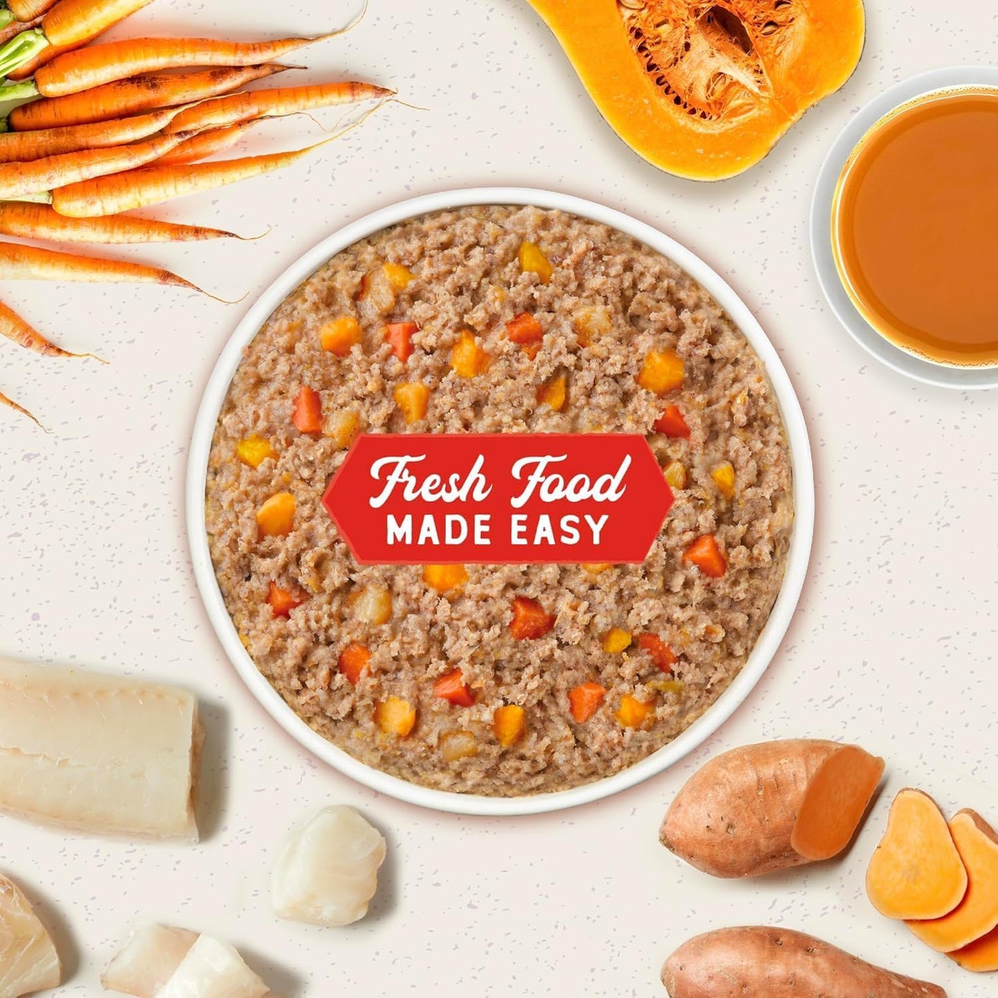 Stella & Chewy's FreshMade Frozen Fresh Grain-Free Savory Sea Dog Food, 16-oz Pouch (Pack of 4)