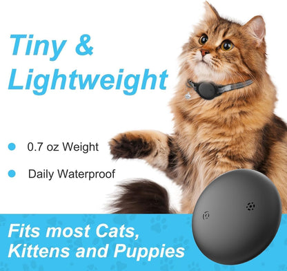 GPS Tracker for Cats, Mini GPS Cat Tracker, Smart Pet Activity Tracker, No Monthly Fee, Compatible with Apple Find My(iOS Only), Anti-Lost, Finder Tag for Vehicles, Pets, Kids, Items Gift (1 Pack)