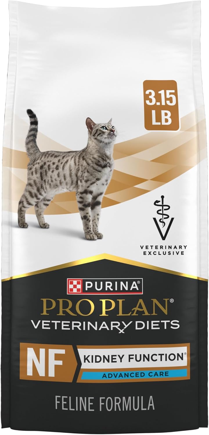 Pro Plan Veterinary Diets Purina NF Kidney Function Advanced Care Feline Formula Dry Cat Food - 3.15 lb. Bag