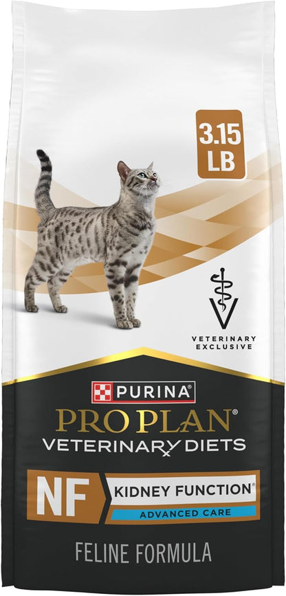 Pro Plan Veterinary Diets Purina NF Kidney Function Advanced Care Feline Formula Dry Cat Food - 3.15 lb. Bag