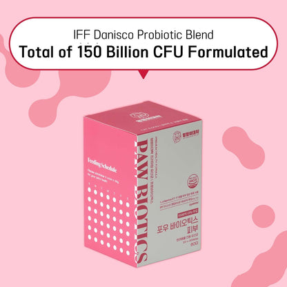 Pawbiotics Skin & Coat Probiotic Powder for Dogs (2.1 oz, 30 Sticks) – with KT-11 Postbiotic, Collagen & Hyaluronic Acid – Supports Gut, Immune & Skin Health – Natural Blueberry Flavor, Made in Korea