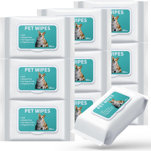 CHMI 800 PCS PET Wipes for Dogs & Cats–Pet Wipes for Paws, Body & Butt