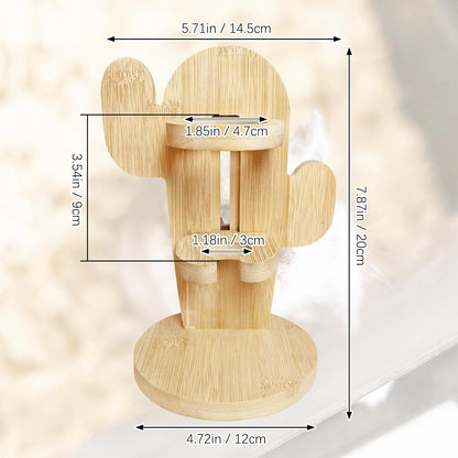 Hamiledyi Small Animal Water Bottle with Adjustable Stand & Hanging Hook - Leak-Proof Rodent Water Dispenser for Hamsters, Guinea Pigs, Gerbils(Style C)