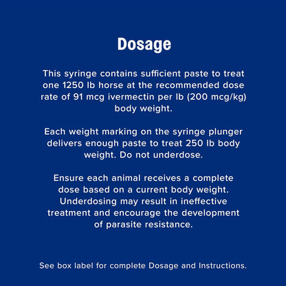 Farnam IverCare (ivermectin Paste) 1.87% for Horses, Anthelmintic and Boticide, 0.21 Ounces, Horse Dewormer, Ivermectin Apple-Flavored Paste, Up to 1,250 lbs